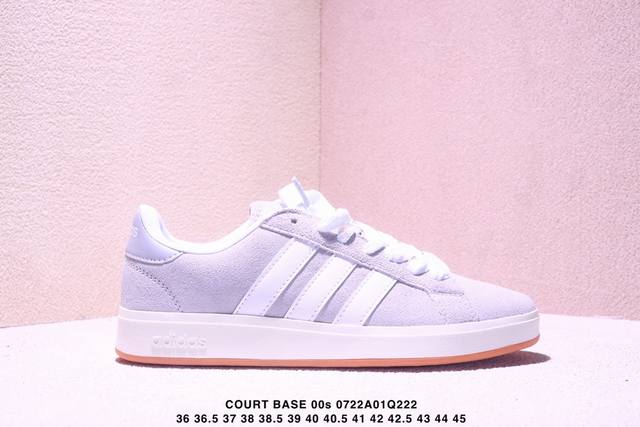 阿迪达斯Adidas Grand Court Base 00S 学院系列面包风经典复古低帮百搭休闲运动板鞋尺码：36～45半Xm0722Q222