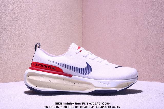 Nike Zoom React Infinity Run Fk 3马拉松机能风格运动鞋 实拍首发#鞋款搭载柔软泡绵，在运动中为你塑就缓震脚感。设计灵感源自日常跑