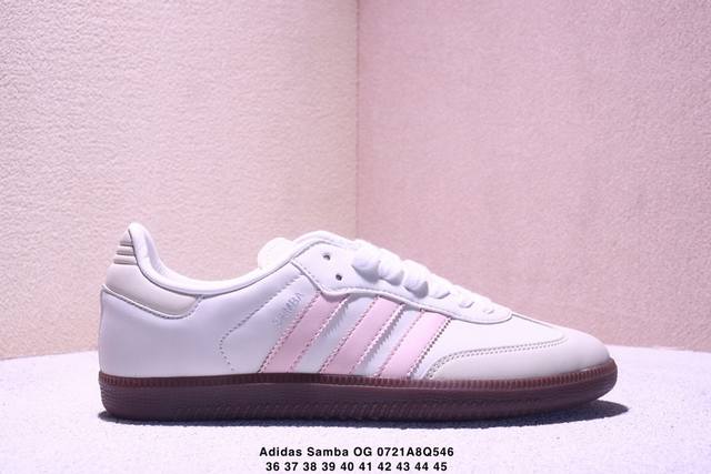 简介：阿迪达斯Adidas Originals Samba Og 桑巴舞系列绅士德训足球风百搭低帮休闲运动板鞋尺码：如图所示Xm0721Q546