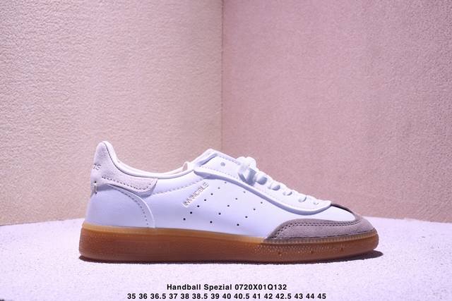 公司级Adidas Handball Spezial Invincibl 阿迪达斯经典款 复古休闲板鞋全鞋采用反毛皮制作 牛筋耐磨大底 承载青春情怀的板鞋 经典