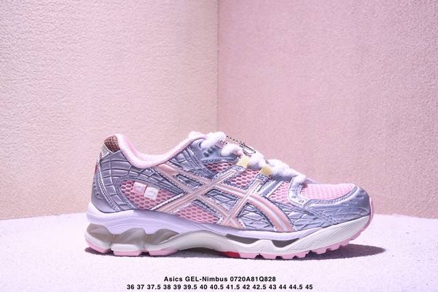 公司级Asics Gel-Nimbus 10.1 亚瑟士 复古先锋 潮流 拼接耐磨 低帮休闲跑步鞋货号:1203A780-101尺码:36 37 37.5 38