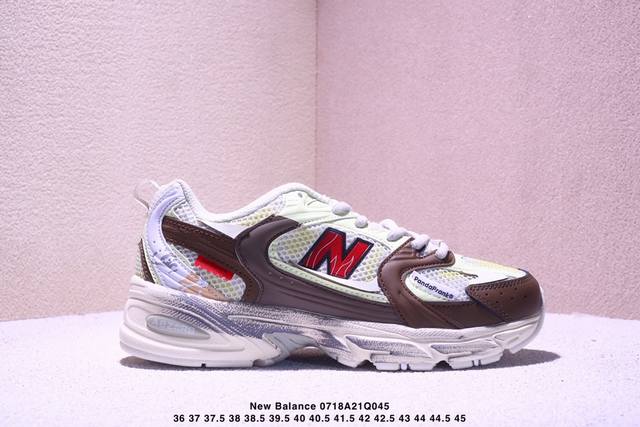 新百伦 Nb530 New Balance 530 复跑古鞋Nb530这鞋双确实是Nb家经复典古款式之一，以全科新技诠释，成打功造530鞋款。鞋面保在持530基