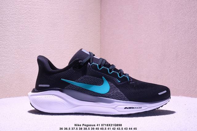 真标耐克Nike Air Zoom Pegasus 41 超级飞马涡轮增压马拉松休闲运动慢跑鞋货号:Fd2722-007尺码:36 36.5 37.5 38 3