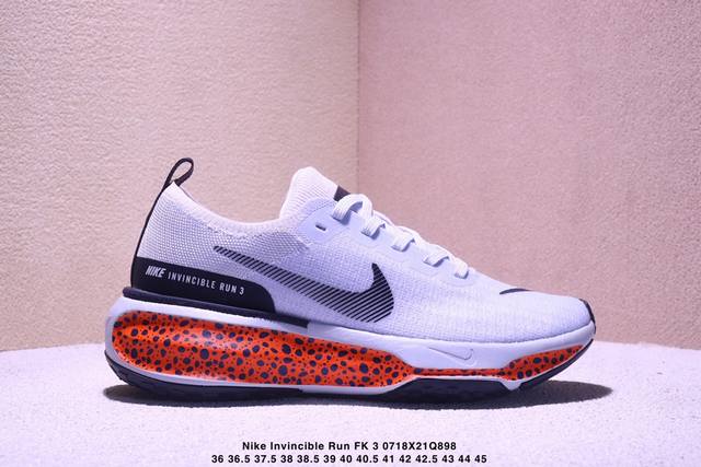 真标Nike Zoomx Invincible Run Fk 3耐克 休闲运动慢跑鞋货号:Ib2756- 尺码:39 40 40.5 41 42 42.5 43