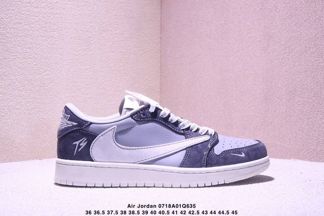 海外爆款限量发售！公司级 Nike Jordan Air Jordan 1“闪电联名 米白橄榄绿” 高端定制 低帮 复古 减震 防滑 耐磨 篮球鞋 定制鞋盒 大