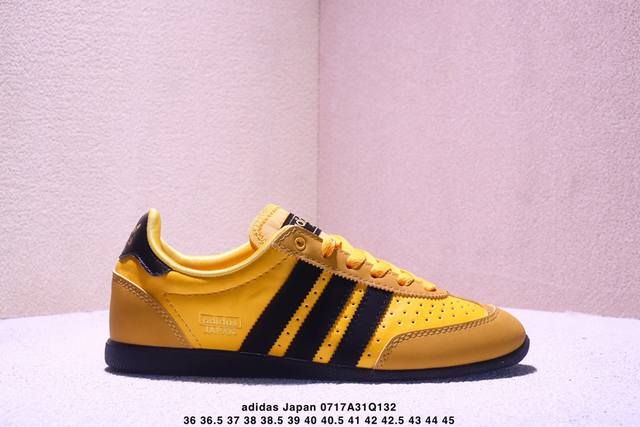 Adidas Wales Bonner X Ad Original Japan 三叶草男女同款限量联名复古运动鞋 鞋头采用绒面革T形鞋头设计舒适护趾外观运动兼具