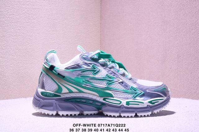 Off-White Be Right Back 圆头系带徽标 低帮 生活休闲鞋 男女款 蓝色Xm0717Q222