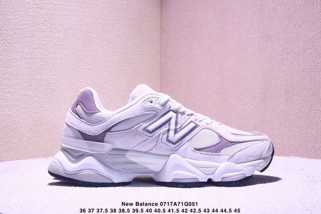 New Balance Nb9060系列 复古休闲运动慢跑鞋 U9060Eej#鞋款灵感源自设计师本人对夏日的怀日回忆。鞋面大身由空间双格及磨砂鞋面拼接而生，配