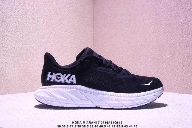 公司级Hoka M Arahi 7复古舒适防滑耐磨 低帮 山地户外跑步鞋货号:尺码:36 36.5 37.5 38 38.5 39 40 40.5 41 42