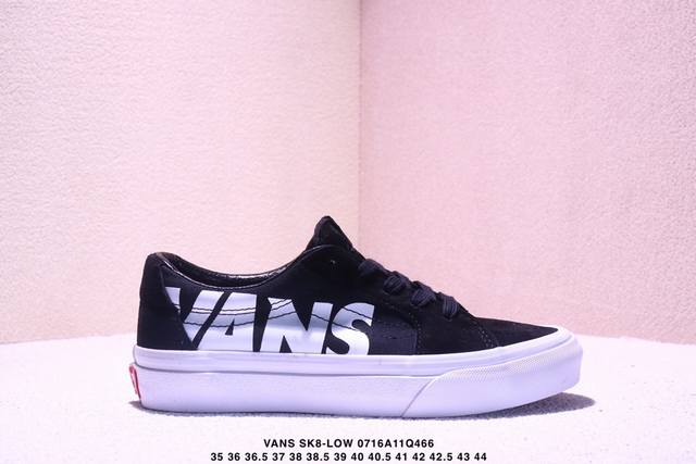 Vans 范斯 Sk8-Low 经典款 低帮 黑白 休闲板鞋帆布鞋 Vn0A4Uuk6Bt工艺：硫化1:1 重量1:1、真标、原钢印、材质标、鞋型标、合格证 颜