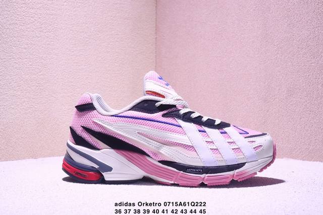 Adidas Originals Orketro 织物 舒适潮流 减震防滑耐磨轻便 低帮 生活休闲鞋 男女同款 Xm0715Q222