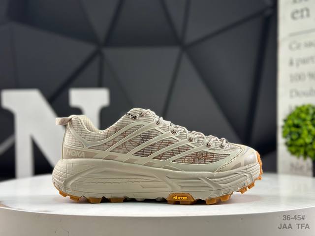 Hoka U Mafate Three2 Grid Jp 系列1172370-Rln 米色货号：1172370 Rln尺码：36-45带半码 Jaa Tfa