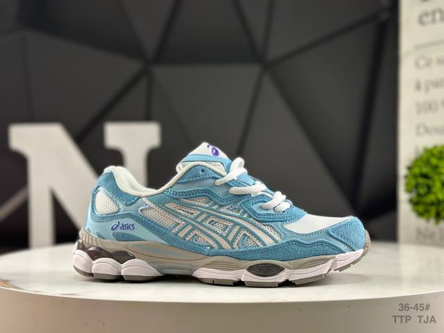 亚瑟士 Asics Gel-Nyc亚瑟士运动休闲透气专业跑鞋 鞋面采用反绒皮与网布拼接 透气舒适兼具休闲时尚 结合简明的配色 展现品牌的传承及引领复古流行的主题