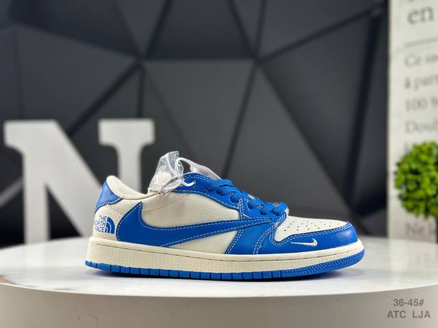 公司级带半码 耐克 Travis Scott X Fragment Design X Jordan Air Jordan 1 Low Og Sp “迪奥联名 多
