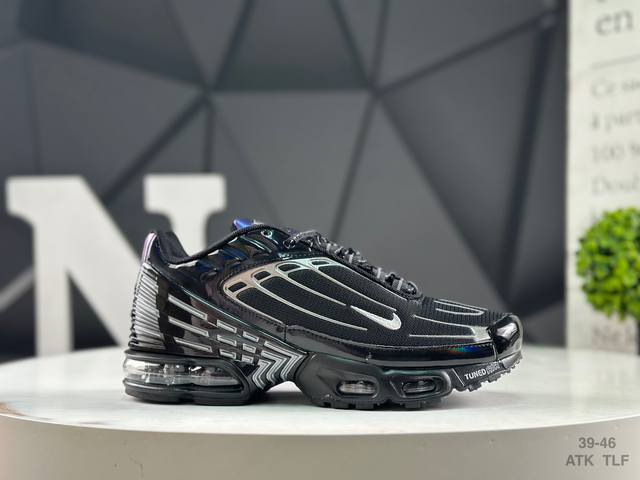 耐克 Nike Air Max Plus 全掌气垫缓震运动休闲跑步鞋 货号：Cw2647 001尺码：如图所示 Atk Tlf