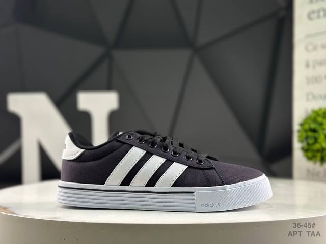 阿迪达斯 Adidas Barreda Daily 4.0 阿迪舒适减震低帮休闲板鞋 货号：If4496-009尺码：36 36.5 37.5 38 38.5