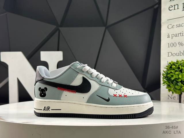 海外爆款限量发售！高端定制 耐克 Nike Air Force 1 '07 Low 空军一号 高端定制 低帮休闲板鞋 定制鞋盒 大厂纯原品质出货 超高清洁度 皮
