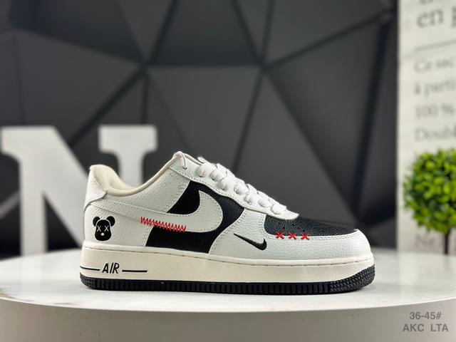 海外爆款限量发售！高端定制 耐克 Nike Air Force 1 '07 Low 空军一号 高端定制 低帮休闲板鞋 定制鞋盒 大厂纯原品质出货 超高清洁度 皮