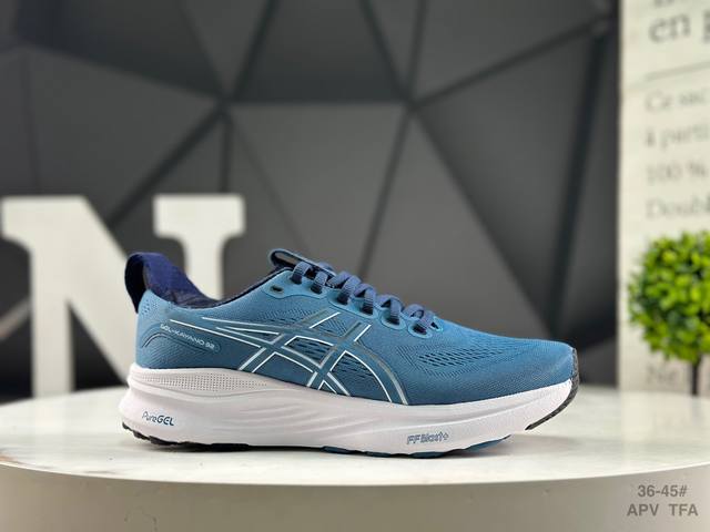 亚瑟士 Asics Gel-Kayano 32 亚瑟士 Platinum低帮专业有氧超轻便运动跑步鞋全新原装数据开发 符合人体工程学 一体式双层编制鞋面 高弹性
