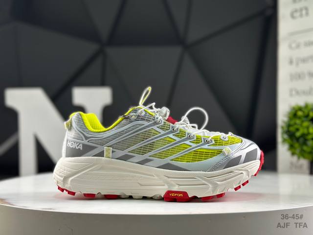公司级带半码Hoka Mafate Speed Three 2 玛法特 超轻厚底轻量山地跑步鞋 货号：1153931 Wnn尺码： 36 36.5 37 38