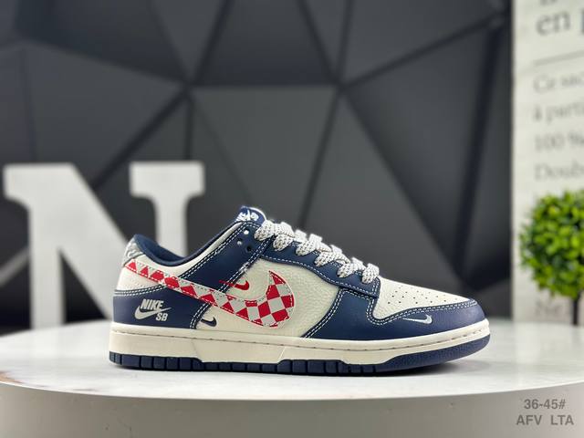 公司级带半码 耐克 Nike Sb Dunk Low 原装头层材料 独家版型蒸餾加工帶來的是更好的视觉和脚感体验大厂纯原品质出货 清洁度 电绣工艺 皮料切割干净