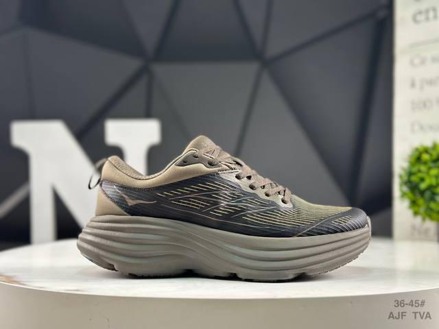 Hoka One One Bondi 8 邦代8代 公路跑鞋 运动鞋货号：1155391 Ubr尺码：36 36.5 37 38 38.5 39 40 40.5