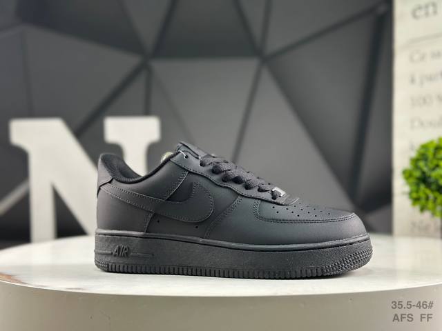 耐克 Air Force 1 Low’07 空军一号低帮休闲板鞋 定制皮料 原楦原纸板 纯正空军版型 内置全掌气垫 货号：315122 001尺码：如图所示 A