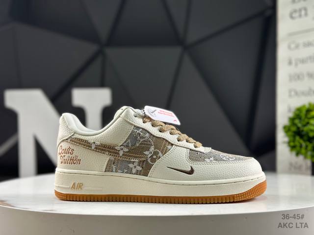 耐克 Nike Air Force 1‘07 Lv8原楦头原纸板 打造纯正低帮 空军一号 版型专注外贸渠道 全掌内置蜂窝气垫 原盒配件 原厂中底钢印、拉帮完美