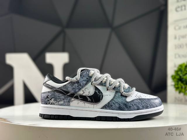 耐克 Nike Sb Dunk Low X 绑带 纯原大厂出品 极力推荐原装头层材料 独家版型蒸餾加工帶來的是更好的视觉和脚感体验大厂纯原品质出货 清洁度 电绣