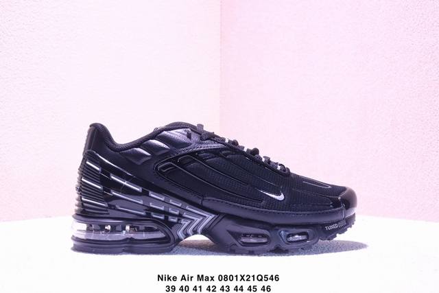 简介：耐克 Nike Air Max Plus Iii Tn 3代 气垫 复古老爹跑步鞋休闲运动鞋 货号：Dm3269 001尺码：39～46Xm0801Q54