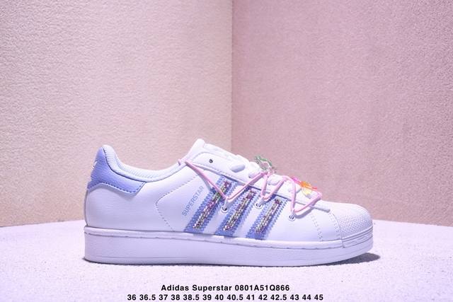 阿迪达斯 Adidas三叶草 Originals Superstar Pride Rm贝壳头系列低帮经典百搭休闲运动板鞋货号:Jr1332尺码:如图所示Xm08
