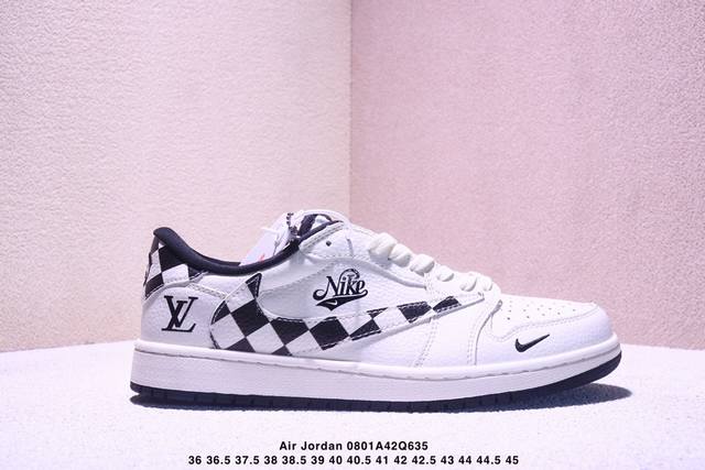 海外爆款限量发售！Travis Scott X Fragment Design X Jordan Air Jordan 1 Low Og Sp “北面联名 蓝白