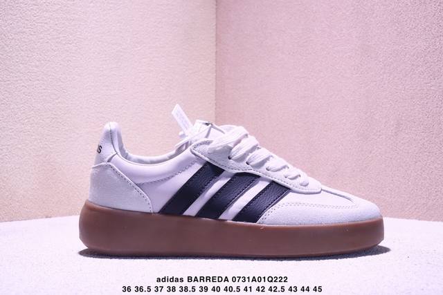 Adidas Barreda 舒适百搭时尚潮流 低帮 板鞋 男女同款 Xm0731Q222