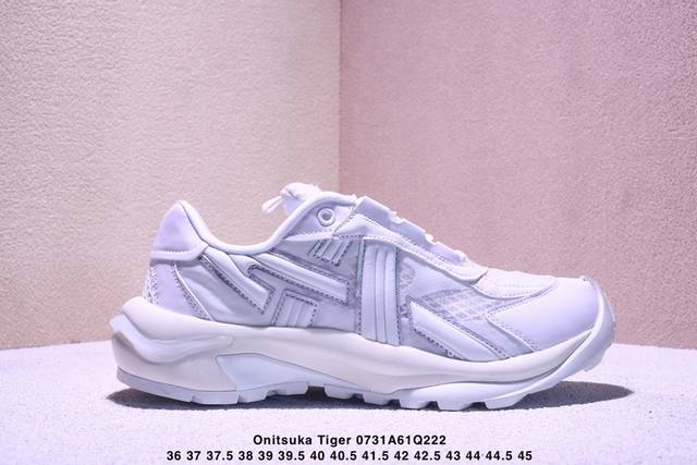 Onitsuka Tiger鬼塚虎 Tigtrail 舒适时尚 防滑耐磨 低帮 生活休闲鞋 男女同款 白色Xm0731Q222