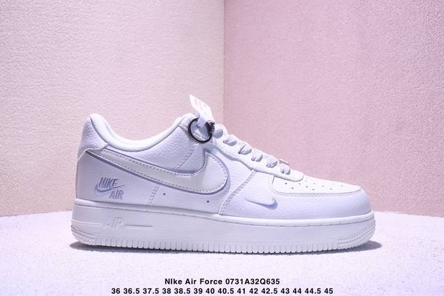 海外限量发售！公司级Nike Air Force 1 '07 Low “Nike联名 米灰边”空军一号 低帮 运动鞋 休闲鞋 折边针车 工艺难度大 原楦头原纸板
