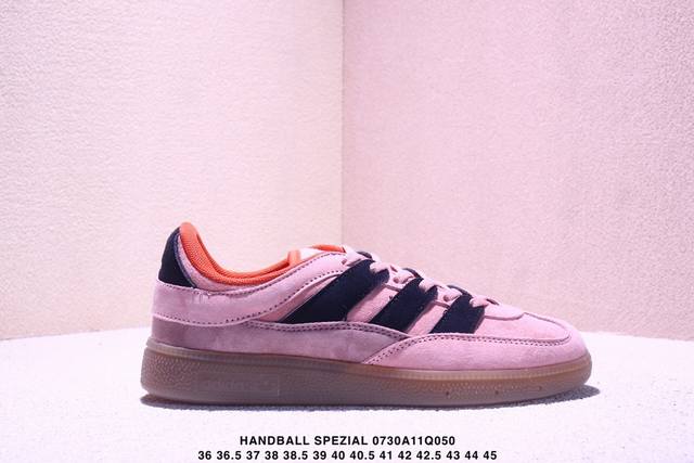 Ad Handball Spezial St复古单品阿迪达斯经典款复古休闲板鞋 #原厂原档案开发出品 皮料切割干净无任何毛边 鞋型细节完美 超高清洁度货号：Ji
