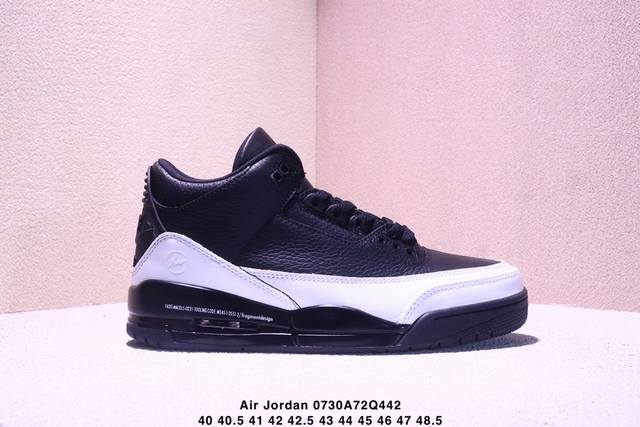 乔丹 Air Jordan Aj3 Retro 原楦原纸板开发 确保原汁原味 原厂皮料质感色泽绝无偏差 完美中底拉帮 原厂中底钢印 原档案大底 如假白送 大底纹