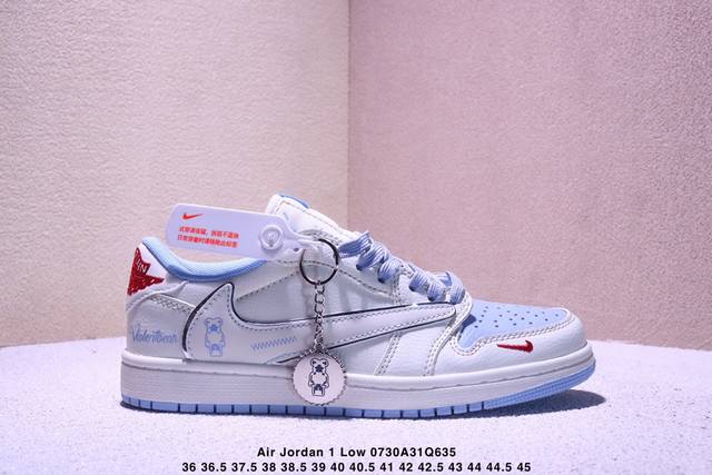 海外爆款限量发售！Travis Scott X Fragment Design X Jordan Air Jordan 1 Low Og Sp “暴力熊联名 卡