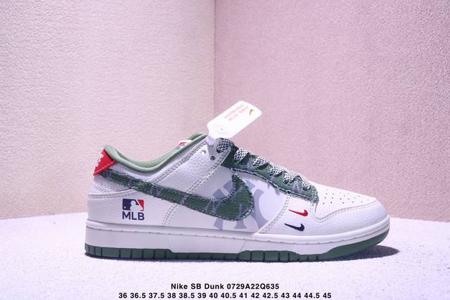 海外爆款限量发售！高端定制Nike Sb Dunk Low “Lv联名 白蓝灰”高端定制 低帮休闲板鞋 定制鞋盒 大厂纯原品质出货 超高清洁度 皮料切割干净无任