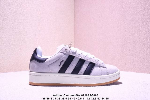 阿迪达斯Adidas Originals Campus 00S系列 面包风经典复古低帮百搭休闲运动板鞋货号:Gy0042尺码:36 36.5 37 38 38.