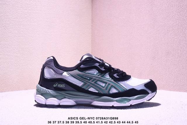 公司级Asics Gel-Nyc 亚瑟士 透气网眼鞋面 配合部分合成革材质 采用全新Ahar+橡胶材质 更加耐磨货号: 3A383-401尺码:36 37 37