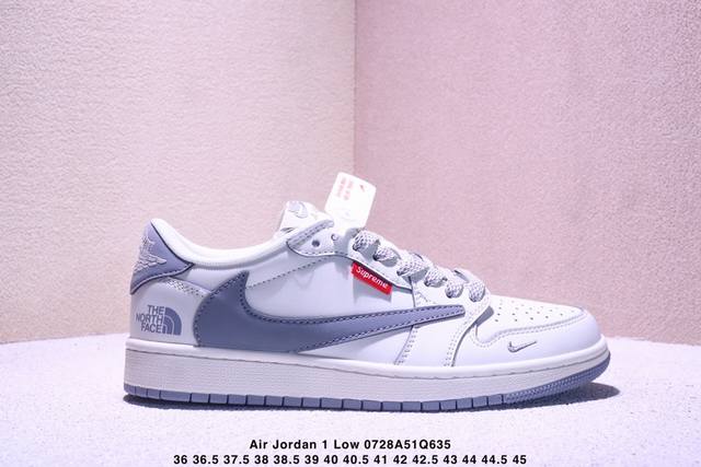 海外爆款限量发售！公司级 Travis Scott X Fragment Design X Jordan Air Jordan 1 Low Og Sp “斯图西