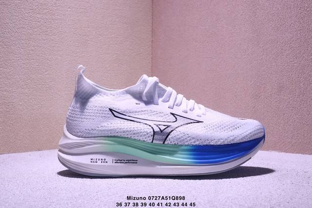 公司级Mizuno美津浓 Neozen 舒适百搭减震耐磨 低帮马拉松跑步鞋货号:J1Gc258601尺码:36-45Xm0727Q898