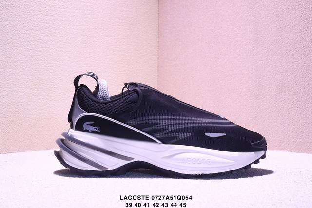 Lacoste法国鳄鱼 清新 时尚 舒适 低帮生活休闲鞋尺码：39～45Xm0727Q054