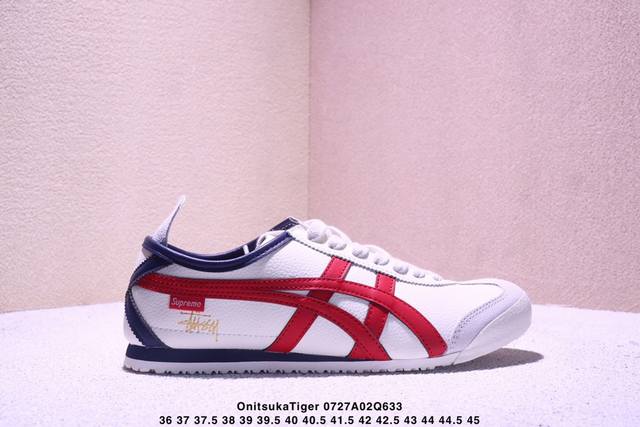 Onitsukatiger 鬼冢虎 Lv联名 低帮运动休闲鞋 紫色印花撞色条纹配色 亚瑟士鬼冢虎复古经典板鞋经典传承及创新锐意，纹路、色泽、皮心颜色 质感百分百