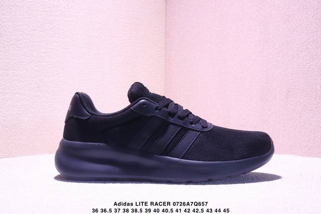 Adidas阿迪达斯Lite Racer 3.0轻便透气休闲运动鞋Xm0726Q657