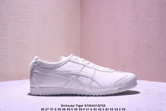 Onitsuka Tiger Mexico 66 百搭单品板鞋 Mexico 66是鬼冢虎旗下最经典的款式，李小龙最喜欢的一款训练鞋休闲鞋！鞋身特有的虎爪造型L