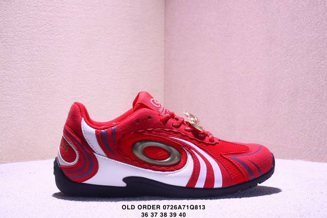 公司级Old Order Turbo-Lite芭蕾复古百搭德训鞋日常防滑透气 低帮 生活休闲鞋鞋面由多材质拼接打造而成 缝线随着鞋子轮廓整齐排列 兼具设计感及细