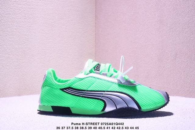 Puma H-Street彪马薄底系列 复古运动休闲跑鞋 鞋面设计轻量透气 提供了舒适性和穿着感受柔软内里材质 穿着更加舒适橡胶鞋底提供持久的牵引力货号：403