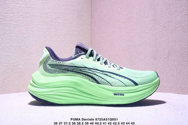 彪马 Puma Deviate Nitro2网布防滑耐磨 低帮跑步鞋 货号 310088-05Size：36-45半Xm0725Q051